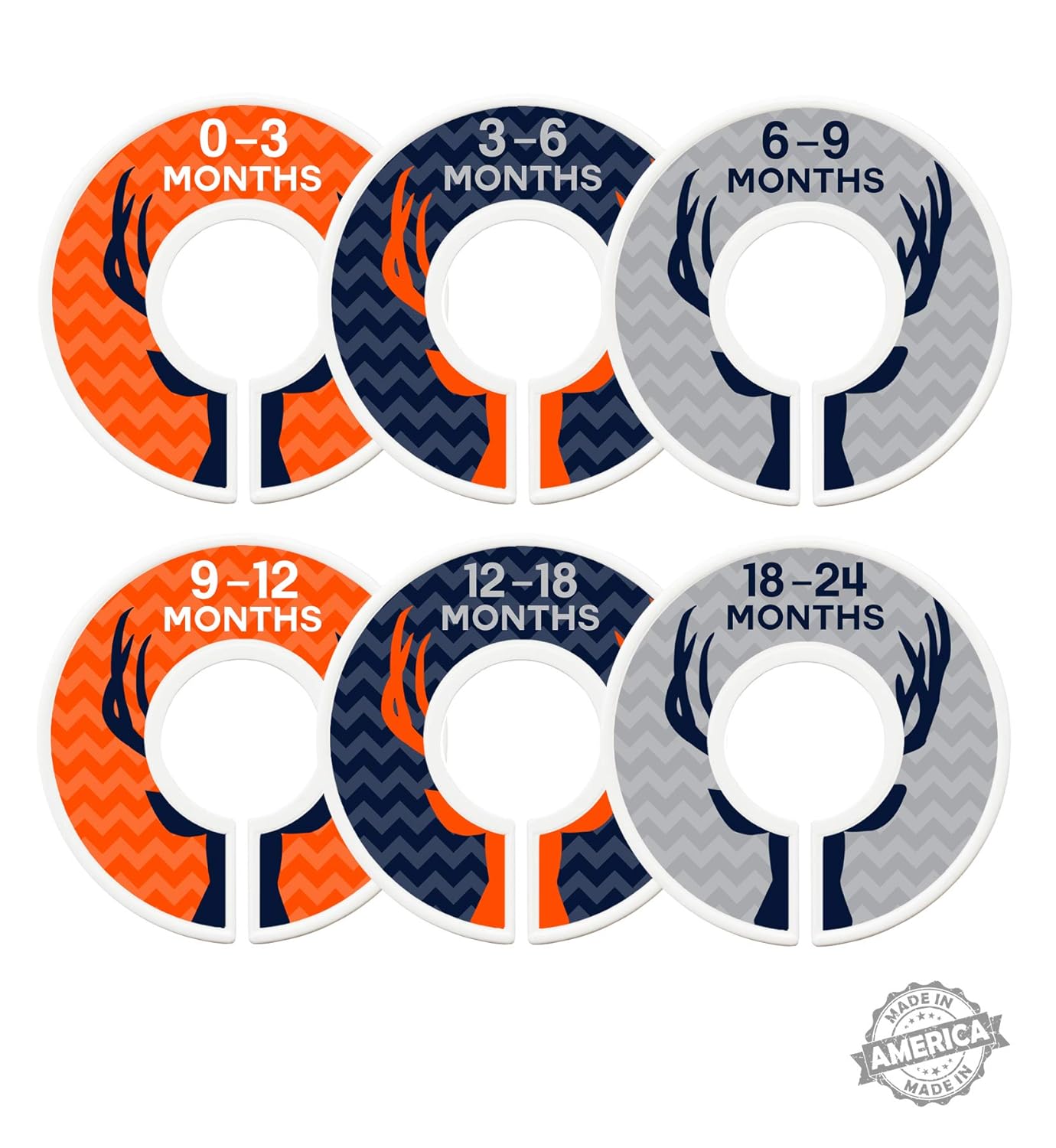 Modish Labels Modish Labels Baby Nursery Closet Dividers, Closet