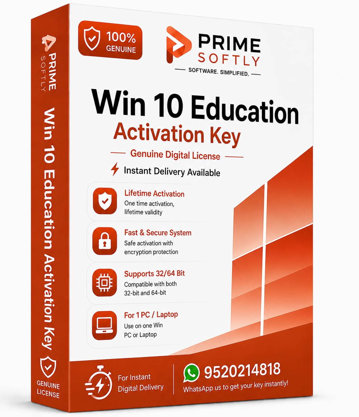 Win 10 Education Activation for Desktop & Laptop | Genuine Digital License | Instant Delivery | 32 Bit & 64 Bit-image-20