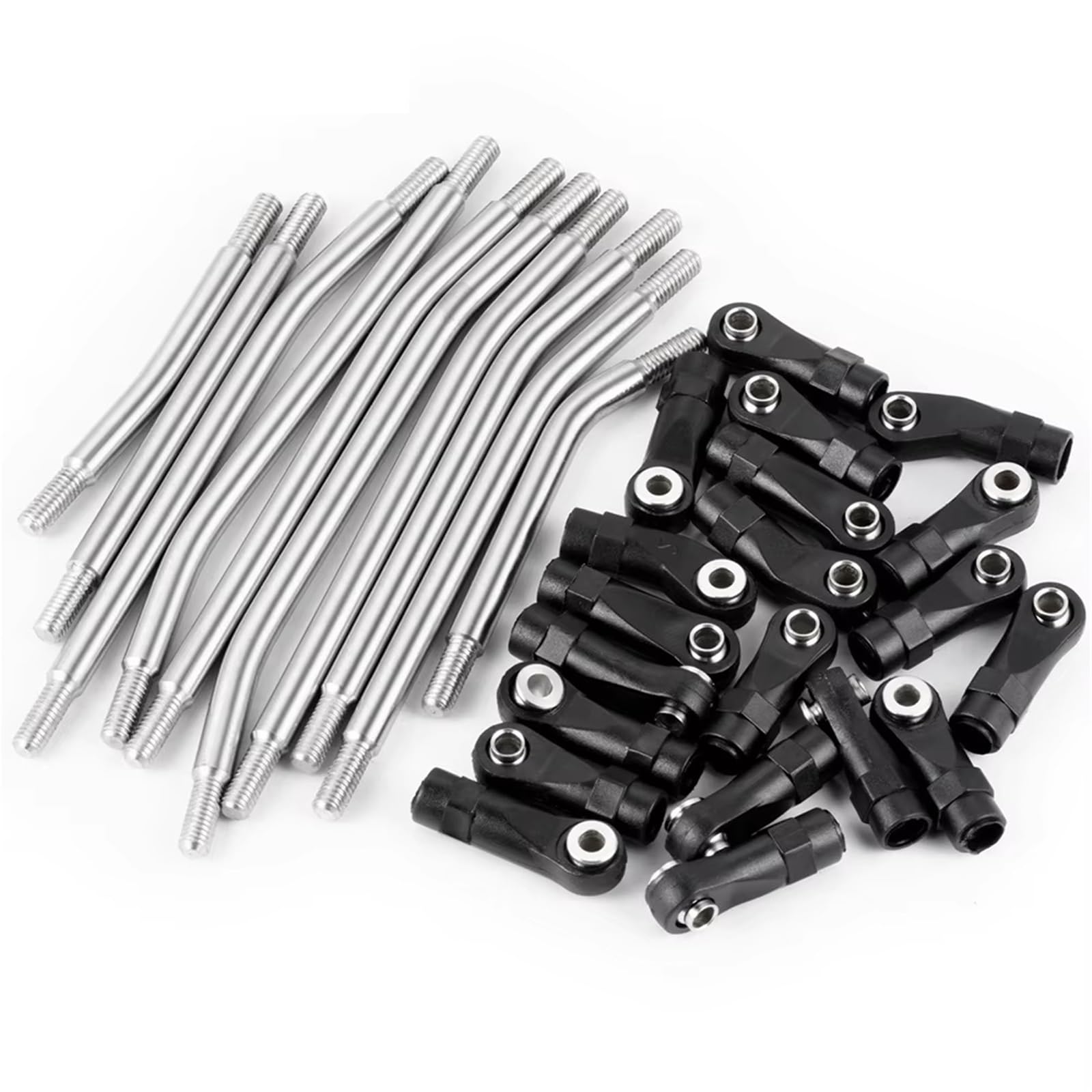 Biella Tirante RC Compatibile Con Redcat Per Ascent 1/10 RC Crawler Car Parts Collegamenti Di Sospensione In Acciaio Collegamento A Barra Di Collegamento Con Estremità A Sfera