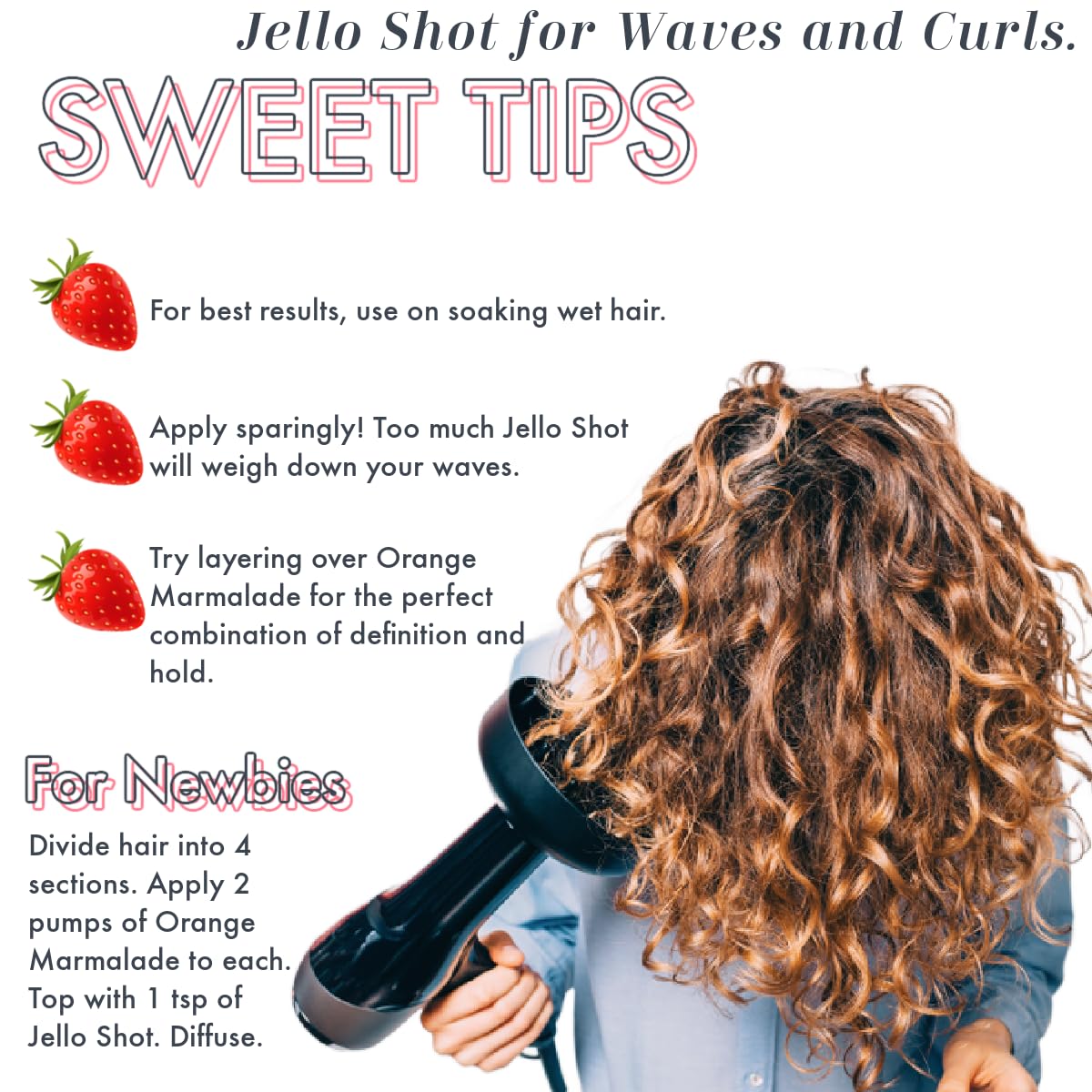 Ecoslay Jello Shot Gel - Extra Firm, Strong Hold Gel - Aloe & Okra Formula - Perfect For Kinky Curly Hair, Type 4c - Ideal for Women's Curly Hair Styling Needs - Hold Can Last Up To 7+ Days - 8oz