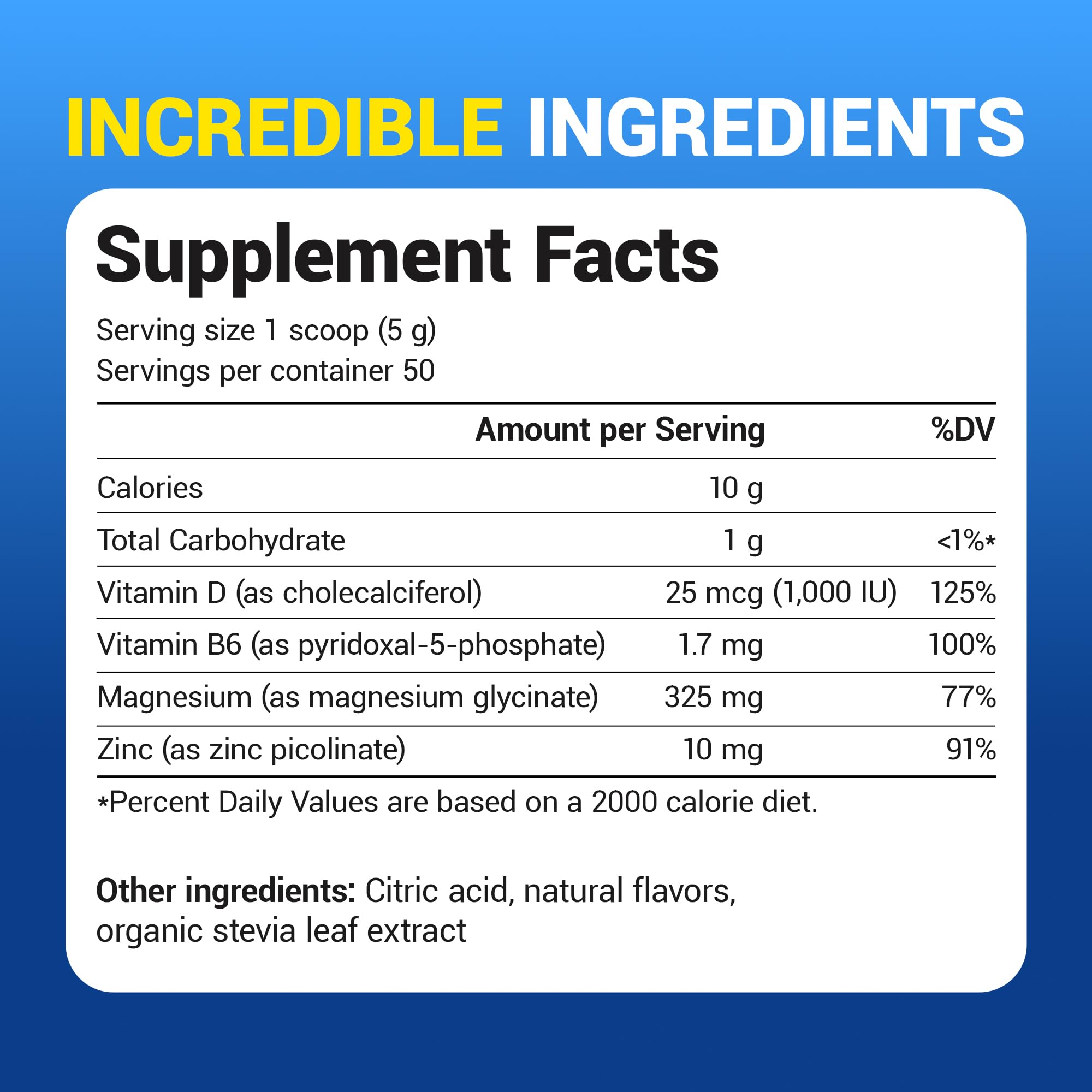 Dr. Berg Magnesium Glycinate Powder for Sleep, Relaxation, & Stress Relief - Now Includes Vitamin D3 & Zinc - Delicious Raspberry & Lemon Flavor (50 Servings) Magnesium Powder - Magnesium Drink Powder — Amazon image 7