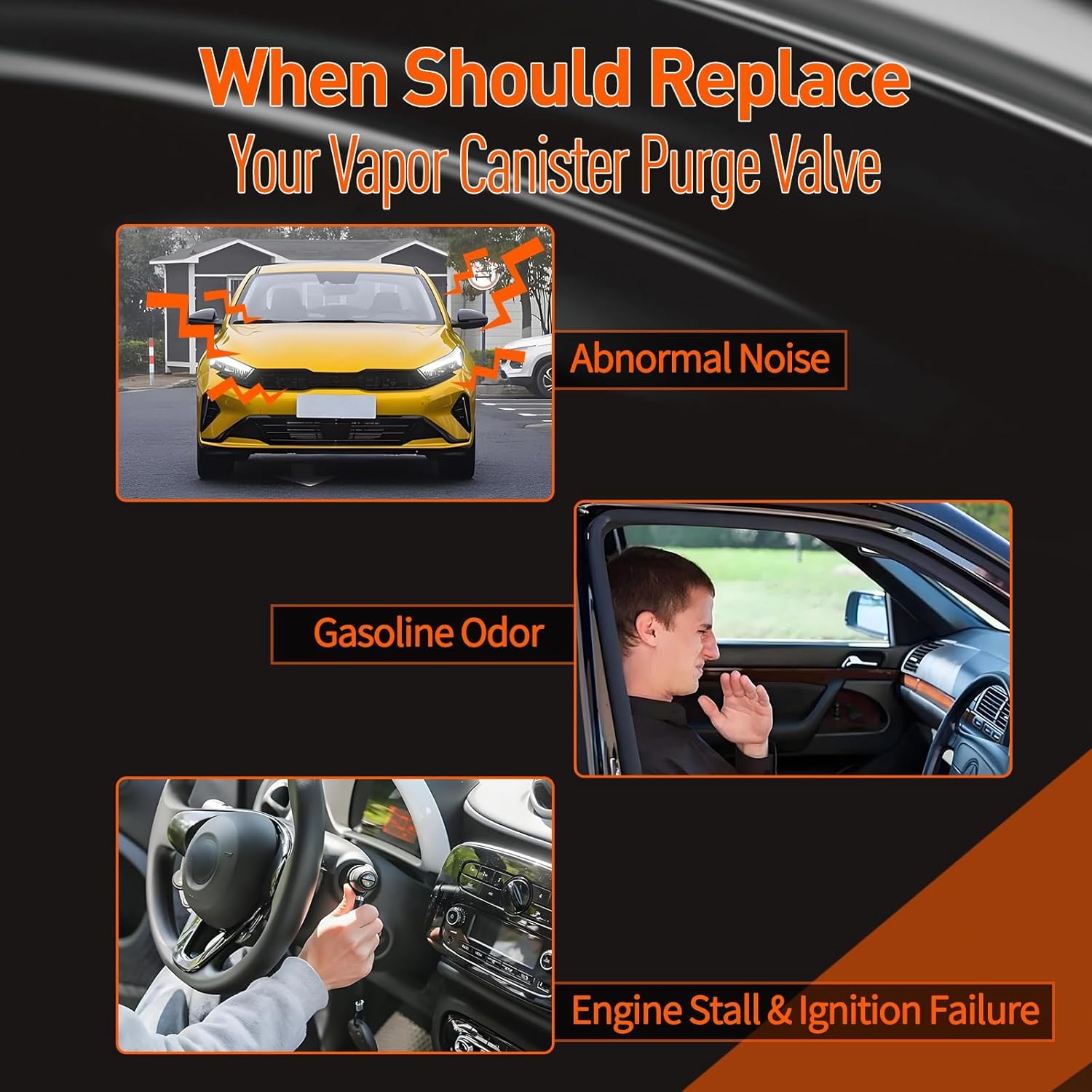 90910-12276 Vapor Canister Purge Valve Vacuum Solenoid Valve Switch Compatible with xA xB xD 4Runner for Camry for Corolla FJ for Cruiser for Highlander for Tacoma for Tundra 136200-7010