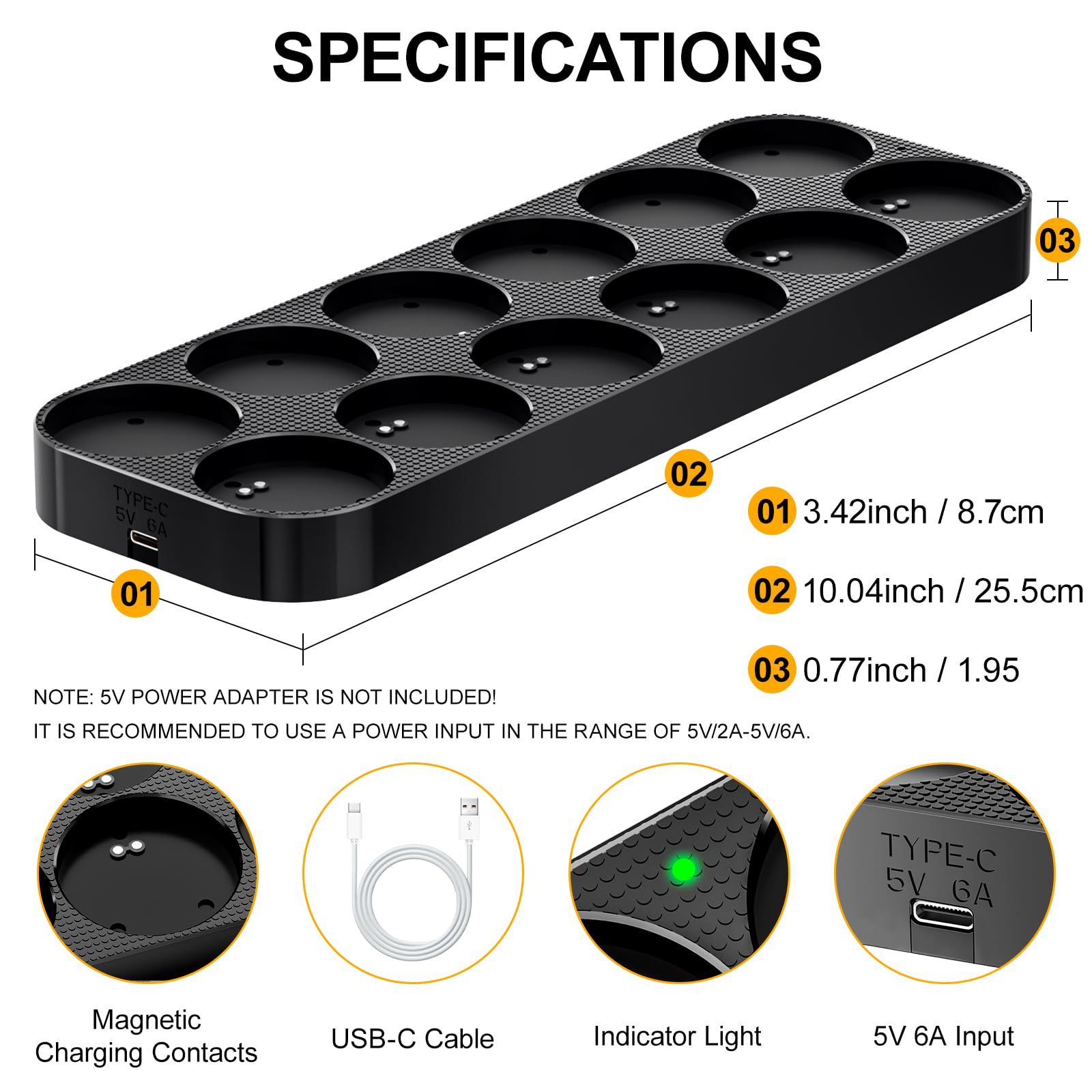 Bougies LED rechargeables 12 pièces, bougies chauffe-plat LED avec socle de recharge magnétique, télécommande et minuterie, bougies sans flamme adaptées à Halloween, Noël et à la décoration intérieure