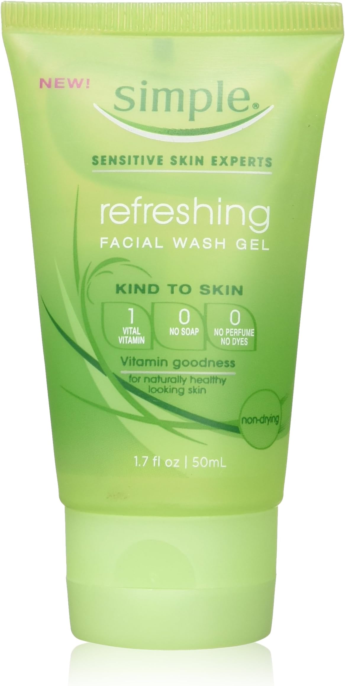 Simple Refreshing Facial Wash Gel 1.7oz (3 Pack)