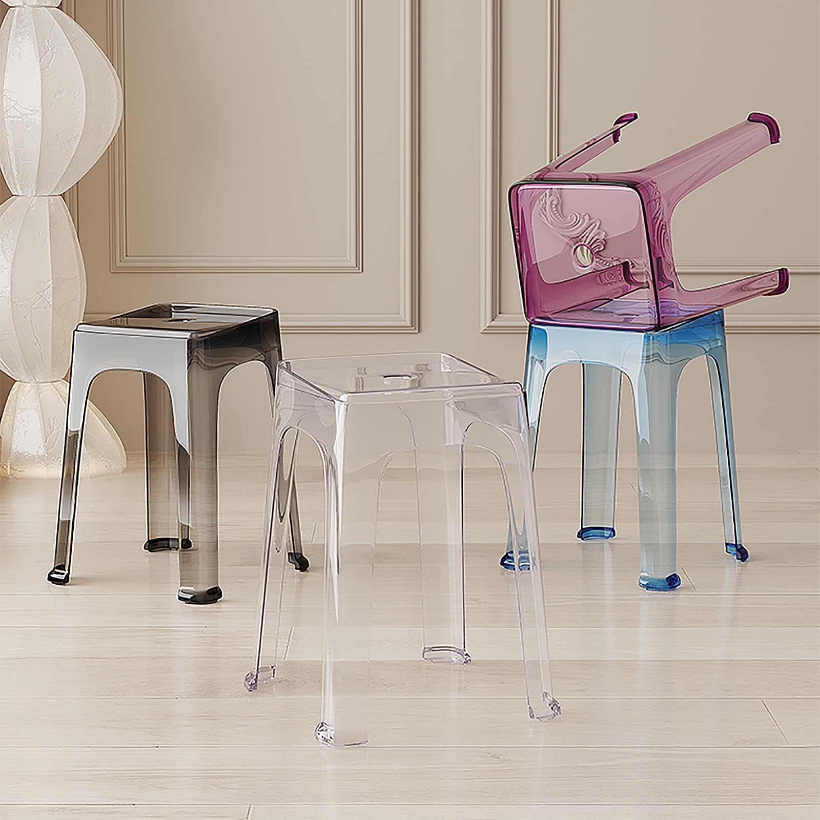 Amazon｜クリアチェア、ダイニングチェア、ダイニングチェア 2脚