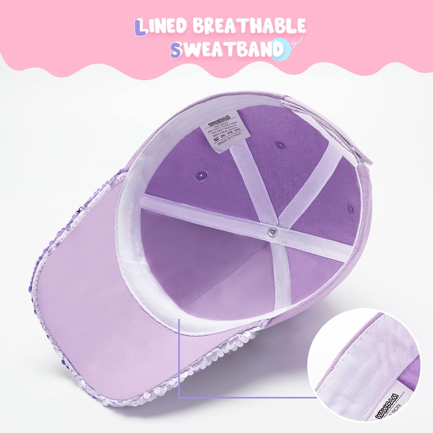 Kids Baseball Hat Unicorn Girls Baseball Cap Toddler Trucker Hat Girls Hats for Kids Ages 4-8 - Image 2