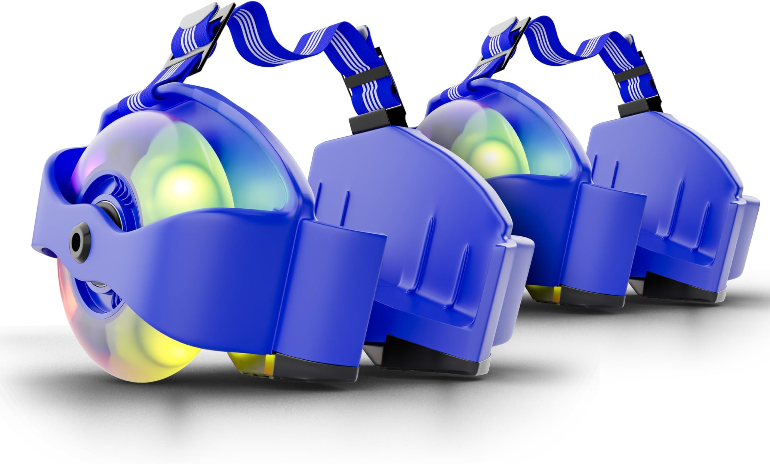 Tygatec Flashing LED Wheels Roller Skates - Light-Up Adjustable Skates for Kids & Adults - Glowing Colorful Wheels for Night Skating - Inline Skates with Illuminated Wheels for Fun Outdoor Activities