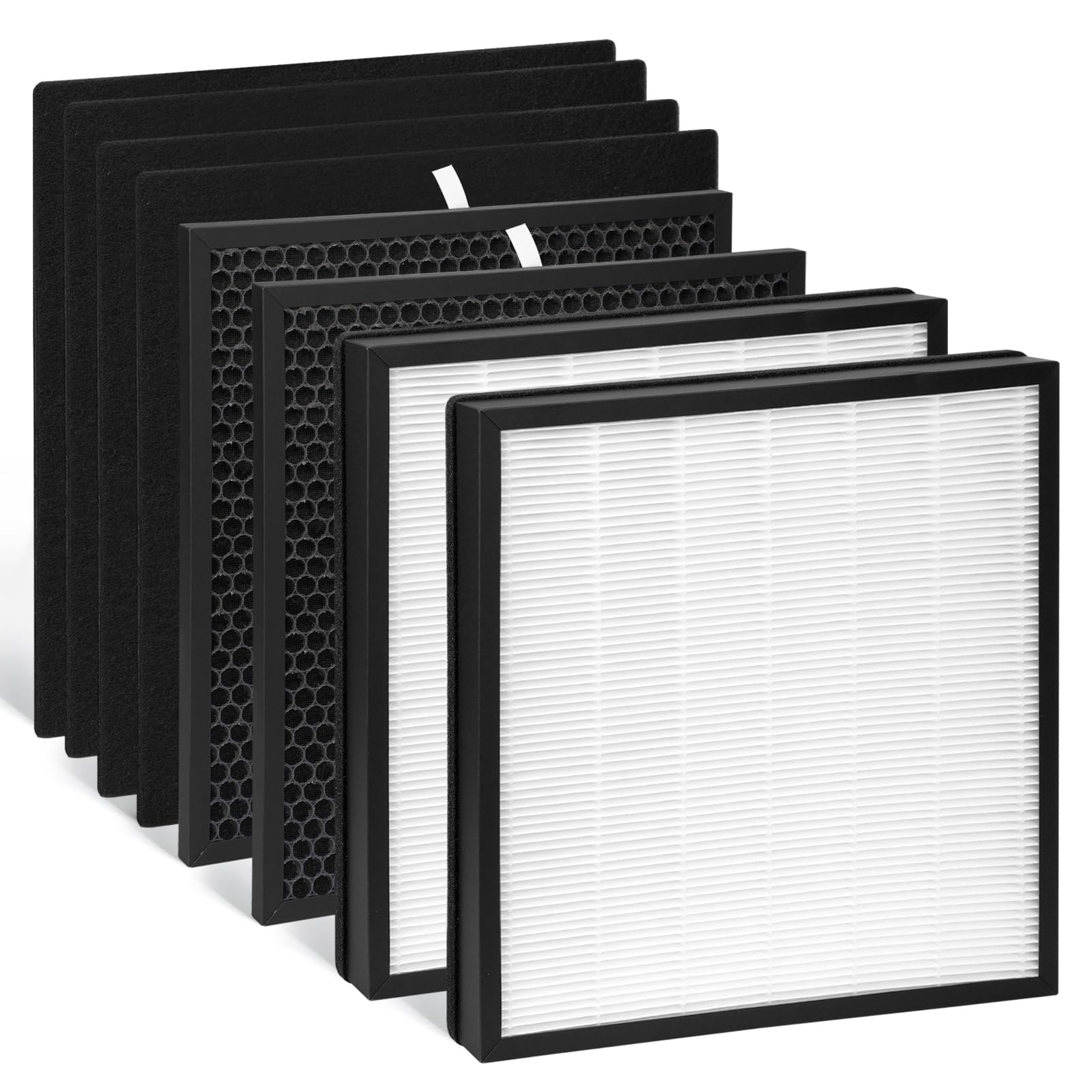 Photo 1 of 2-Pack AM3 Replacement Filter Compatible with Fellowes Aeramax Pro AM3?AM4?AM3S?AM4S Air Purifiers Filter Includes 4 Carbon Fiber Pre-Filters, 2 HEPA Filters, and 2 Activated Carbon Filter (2)