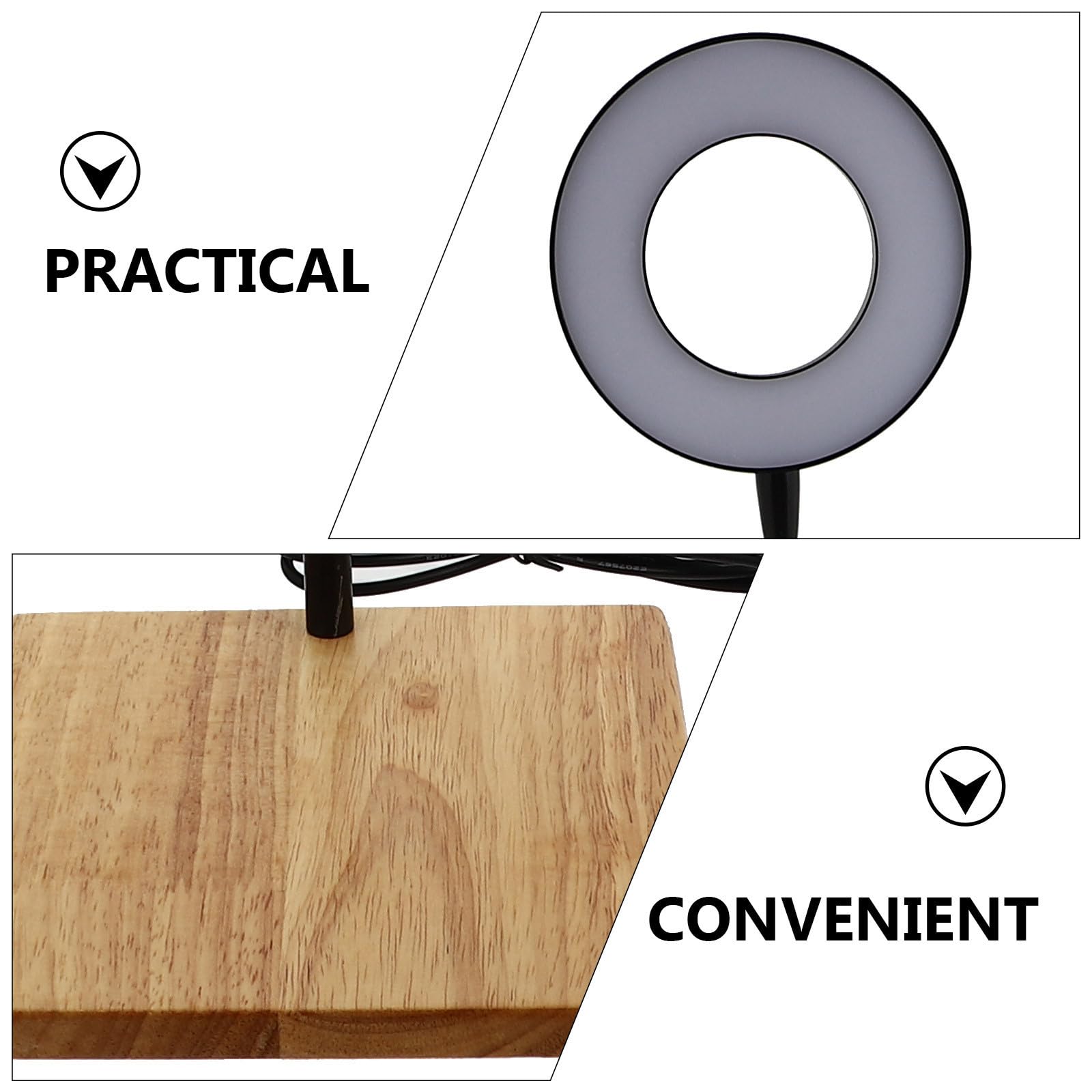 Luz LED para Acuario Efecto de Iluminación Profesional y Fácil Instalación, Lámpara Segura para Plantas Acuáticas en Peceras de Madera y Aleación de Aluminio para Uso Hogar