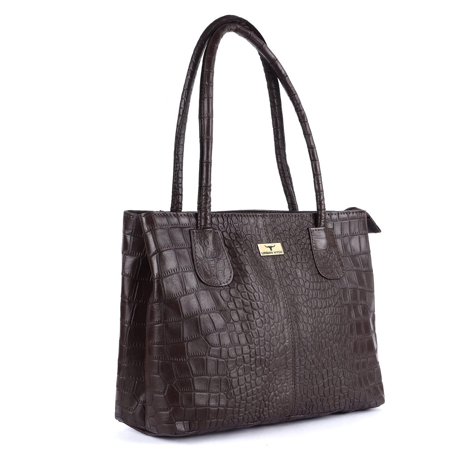 URBAN HYDE Women Genuine Leather Shoulder Bag - Spacious Yet Compact (Coco),Black (B0C622ZWN6) Amazon Price History, Amazon Price Tracker