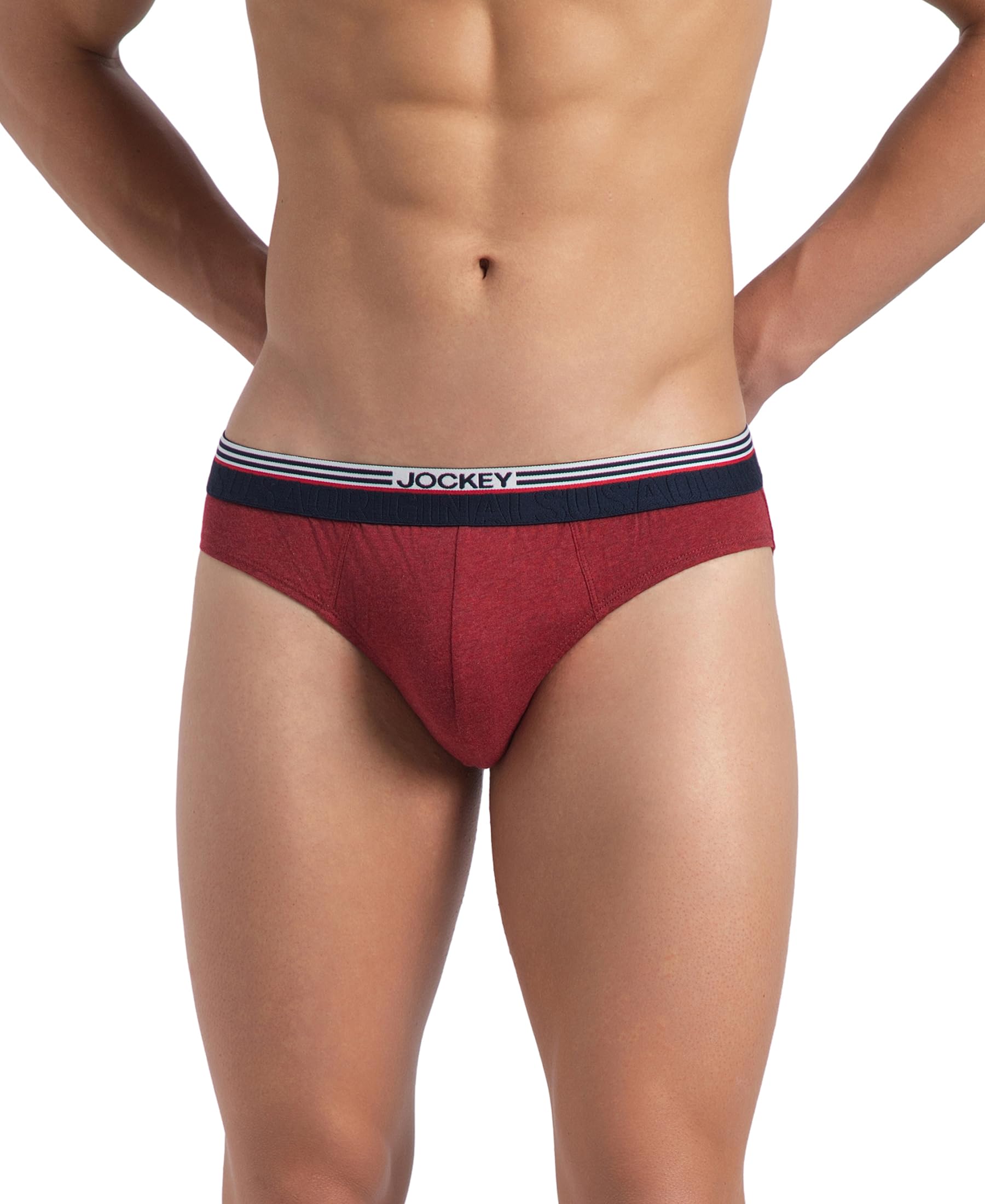 jockey US49 Men's Super Combed Cotton Solid Brief with Ultrasoft Waistband-picture-33