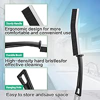 Vista 2 de Cepillo de limpieza de hendiduras de cerdas duras, cepillos de limpieza pequeños, cepillo limpiador de lechada, cepillo de inodoro, cepillo