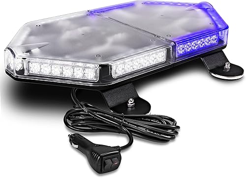 Miniatura 54 de LAMPHUS - Luz estroboscópica NanoFlare NFMB40 de emergencia (LED, 40 W), color azul, 12", Rojo Rojo -,Ámbar,azul (Amber / Blue),verde