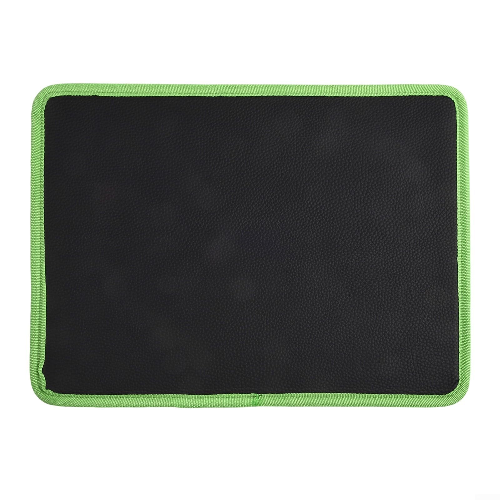 Set di 3 vassoi magnetici per riparazione auto e officina, colore verde e nero, adatto per meccanici e appassionati di fai da te (3 pezzi)