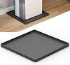 Dehumidifier Mat for Home Dehumidifiers, Large Dehumidifier Drain Pan Prevent Leaks, Waterproof Silicone De humidifier Drain Tray Protect From Appliance Leaks Water Spills, Black, 19