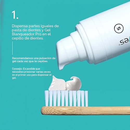 Miniatura 2 de Smileactives Gel Blanqueador Dental para Pasta Dental con Peróxido de Hidrógeno de Grado Clínico, Removedor de Manchas Dentales para Dientes