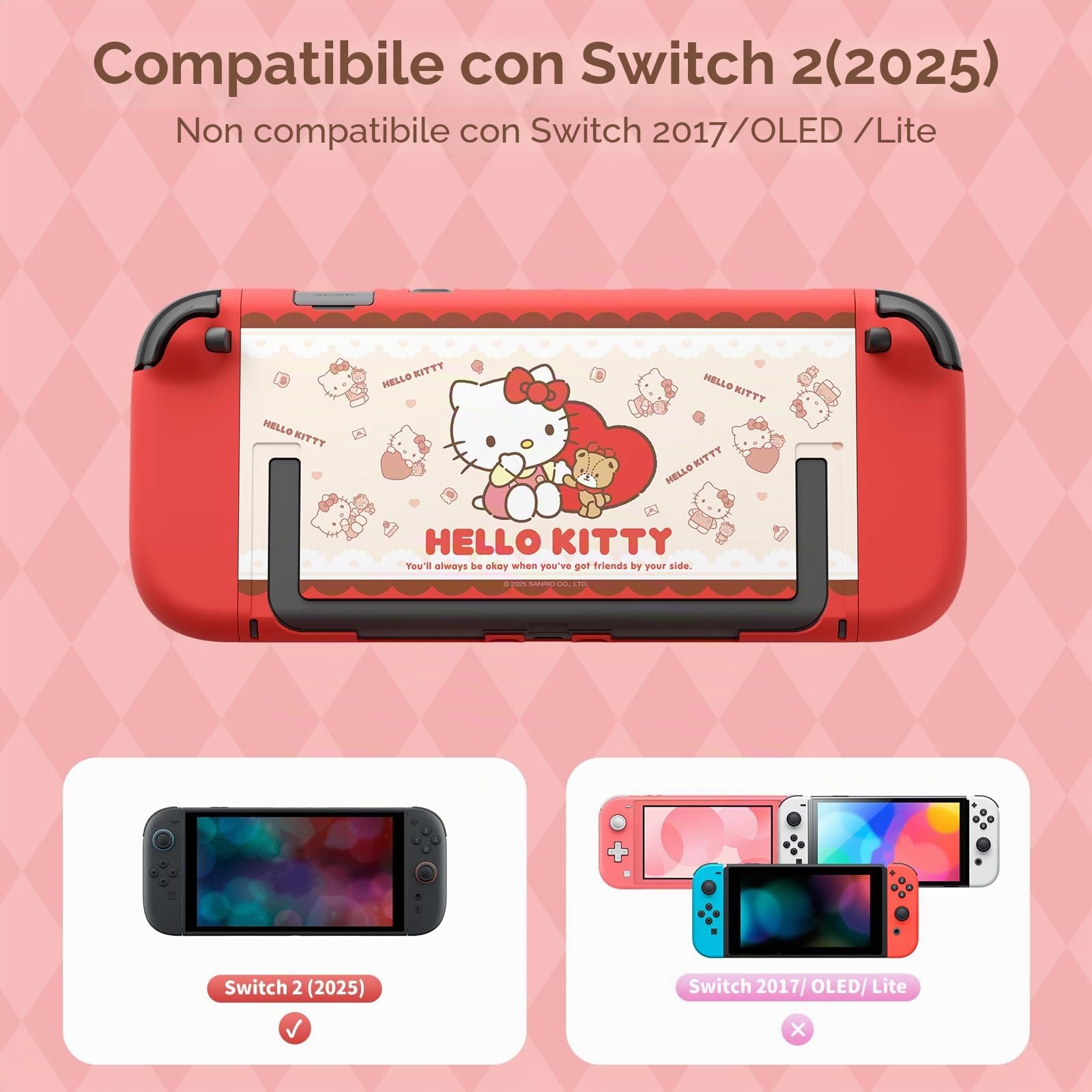 Custodia Rimovibile per Nintendo Switch 2 2025, Guscio Rigido Sottile in PC Compatibile con Accessori Switch 2 - HLK