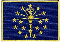 Vista 5 de Parche Bordado de la Bandera del Estado de Minnesota, Emblema MN, Planchado, Versión 2024