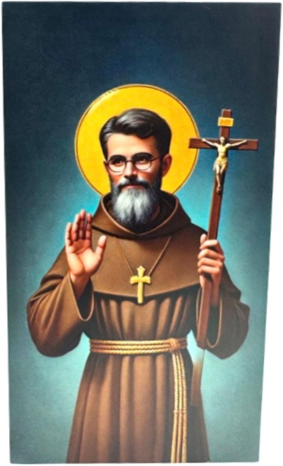 Westmon Works St Maximilian Kolbe Holy Card Pack Made in the USA, Set of 10 - Image 3
