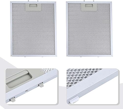 Lot de 2 filtres en aluminium pour hotte aspirante Risveglio