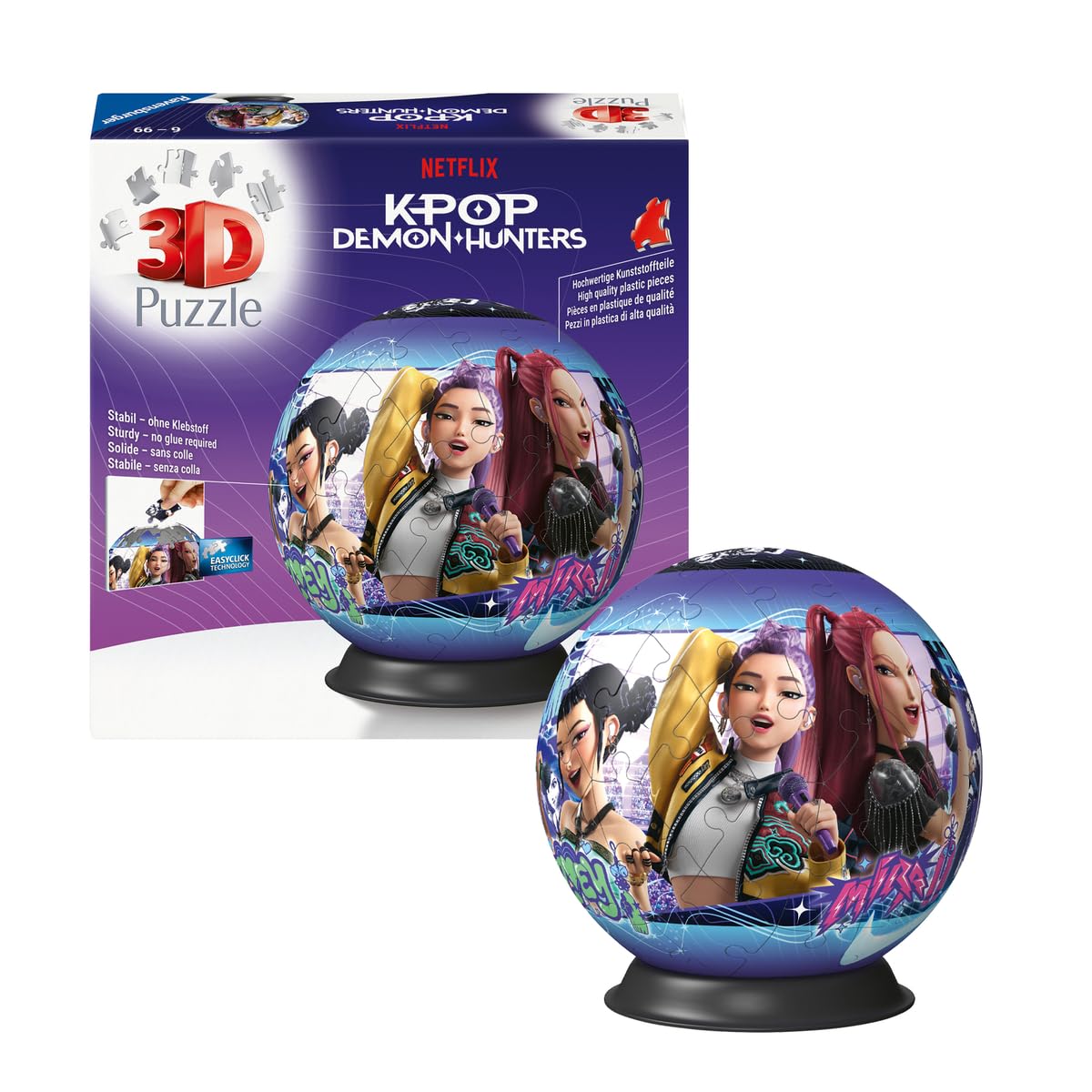 Ravensburger K-Pop Demon Hunters, 72 piece 3D Jigsaw Puzzle