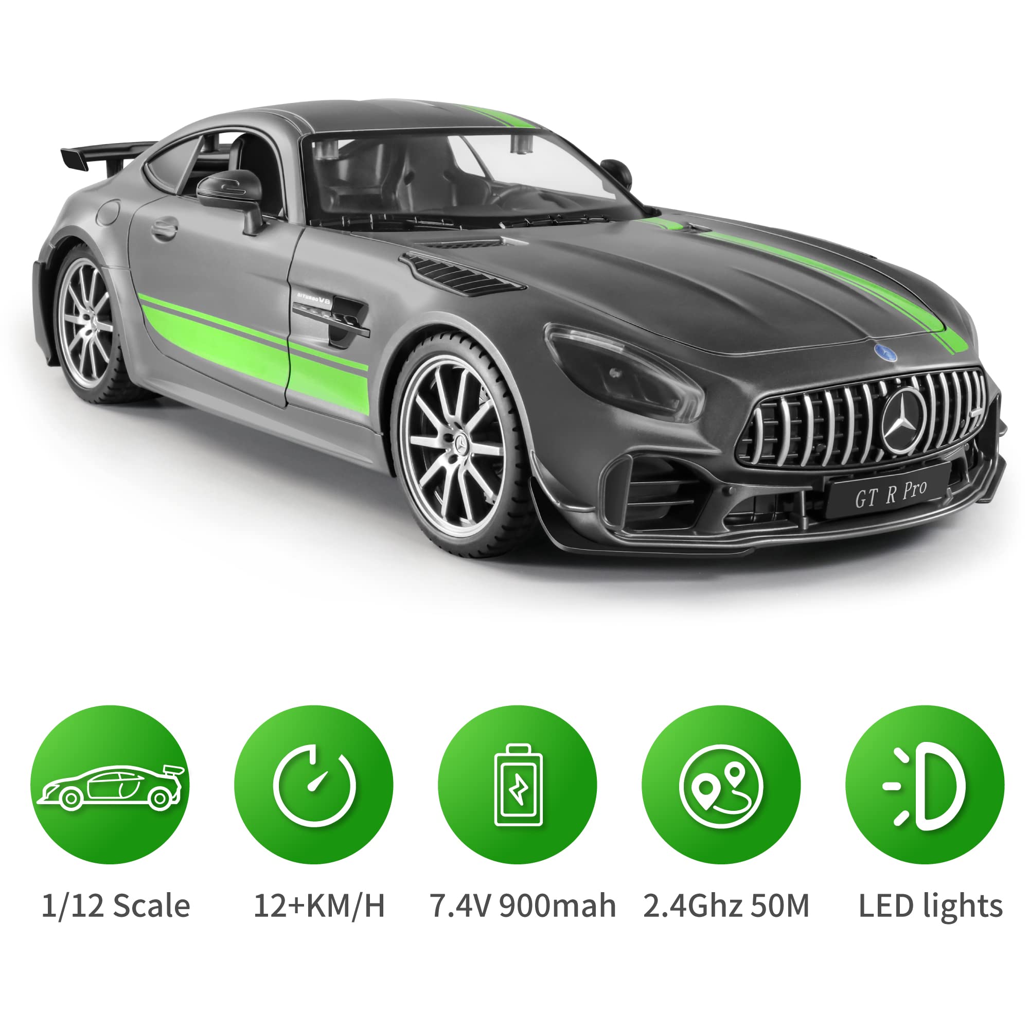 MIEBELY Mercedes Benz GT Pro RC Car 1/12 Scale GT Pro Remote Control