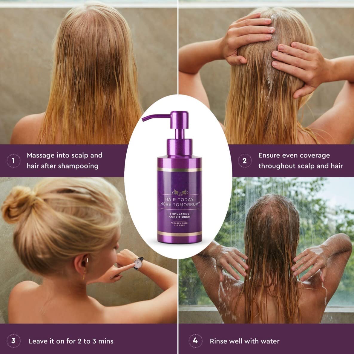 Après-shampoing stimulant pour les cheveux aujourd'hui plus demain