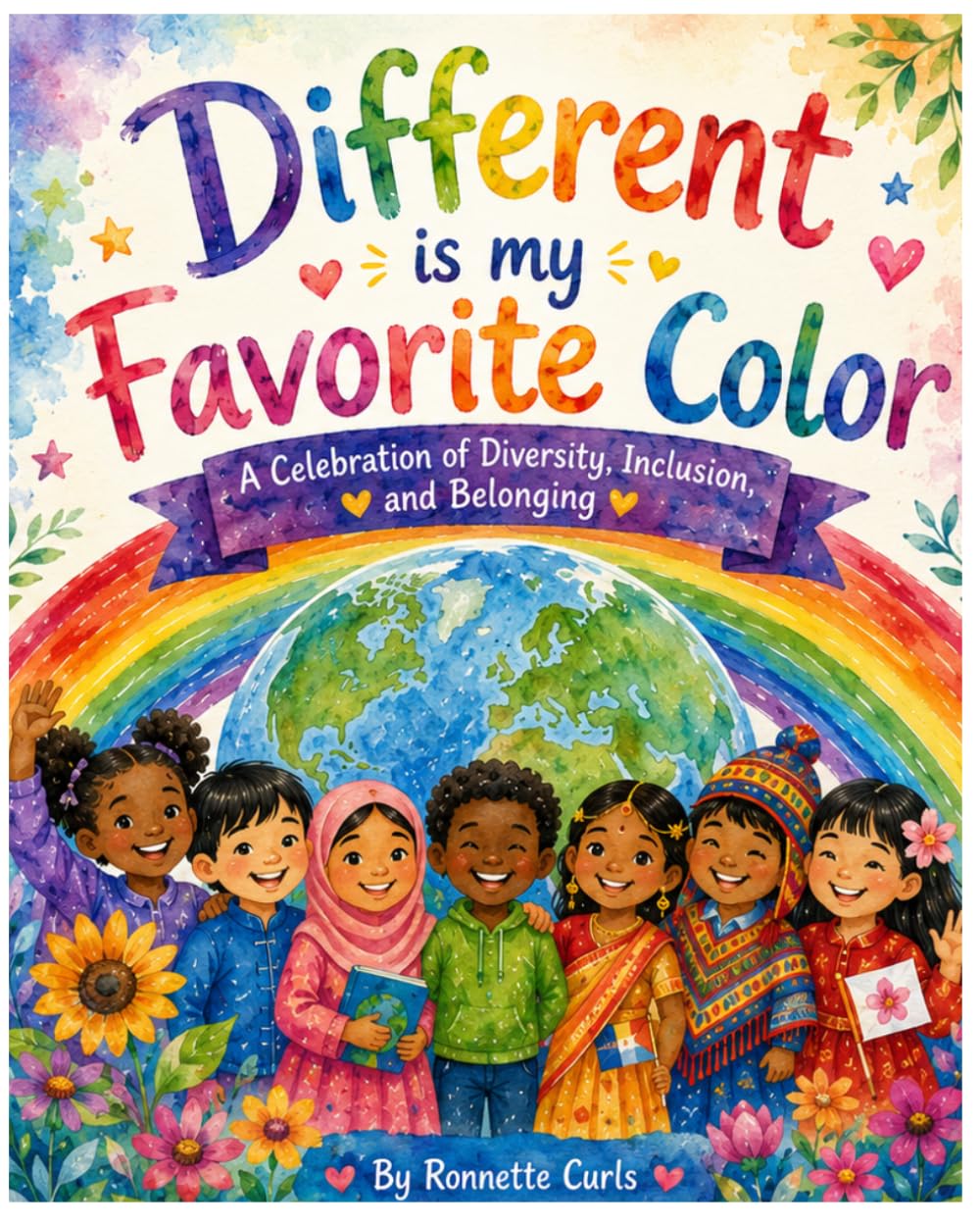 Different Is My Favorite Color: A Children's Book About Diversity, Inclusion, Kindness, and Belonging