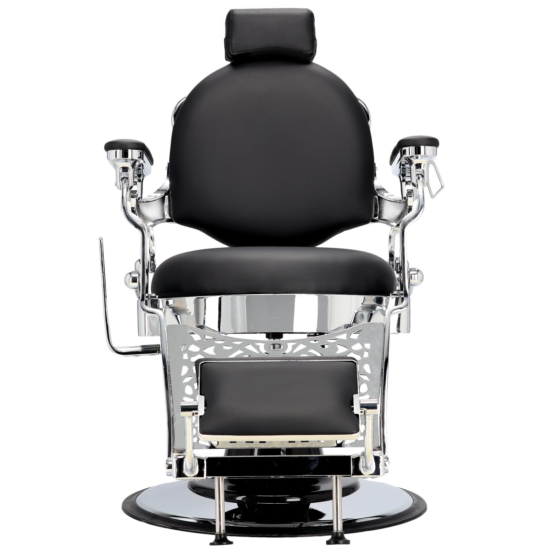 Calissimo Poltrona da barbiere parrucchiere idraulica girevole per il salone barbiere barber shop Logan Barberking