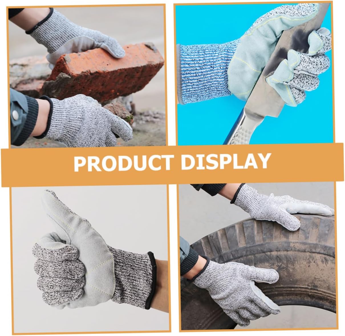 Toddmomy 1pair Cut Resistant Gardening Gloves Comfortable Outdoor Work Gloves for Men and Women Breathable Protective Gear for Planting and Pruning Tasks