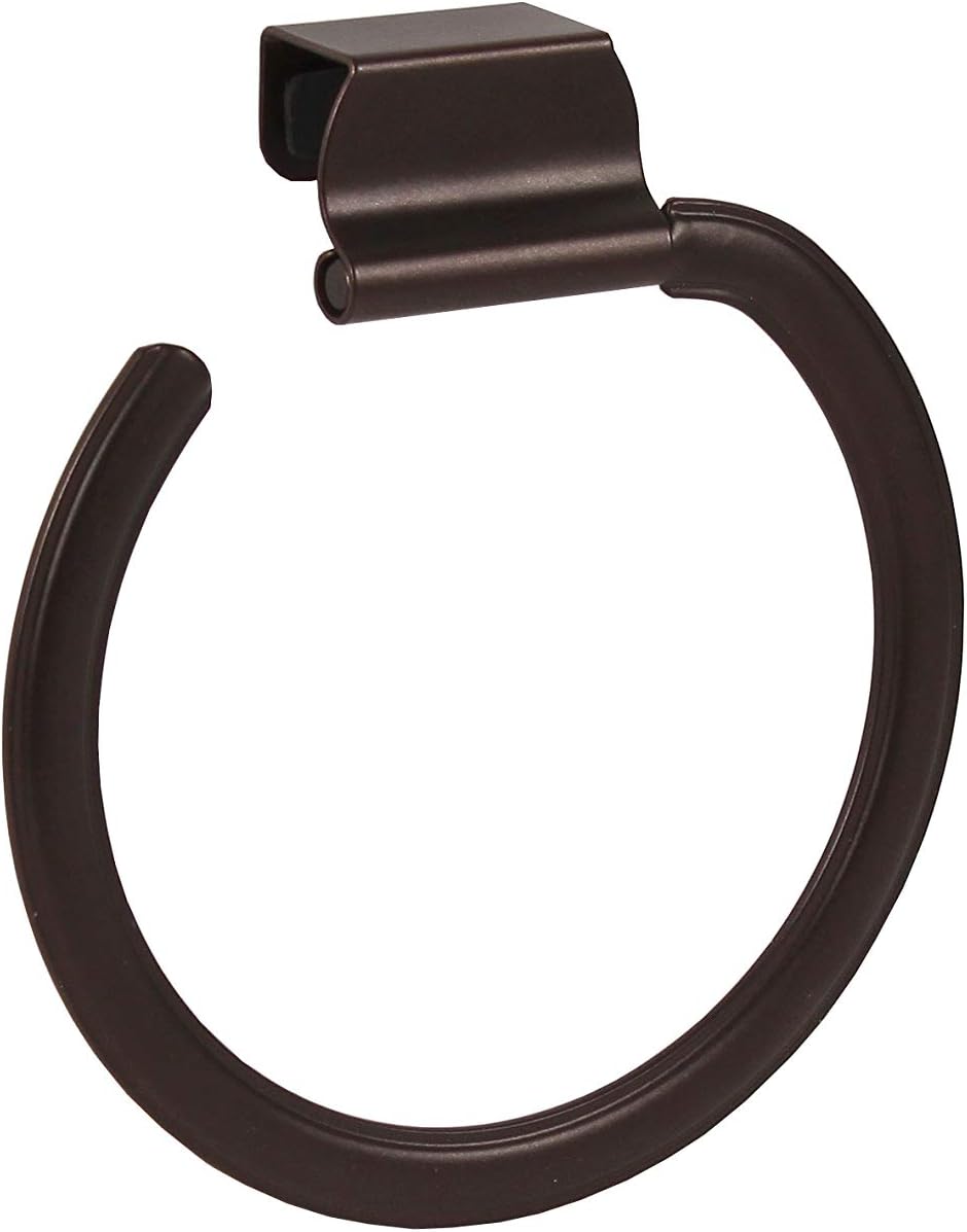 Spectrum Diversified Ashley Over-The-Cabinet Towel Ring, Bronze