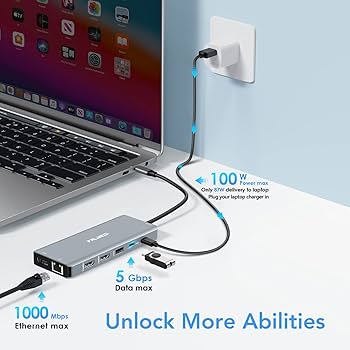 値下げ! 14-In-1 USB Type C Hub for MacBook Amazon.com: USB C Laptop Docking Station, 14 in 1 Type C Hub