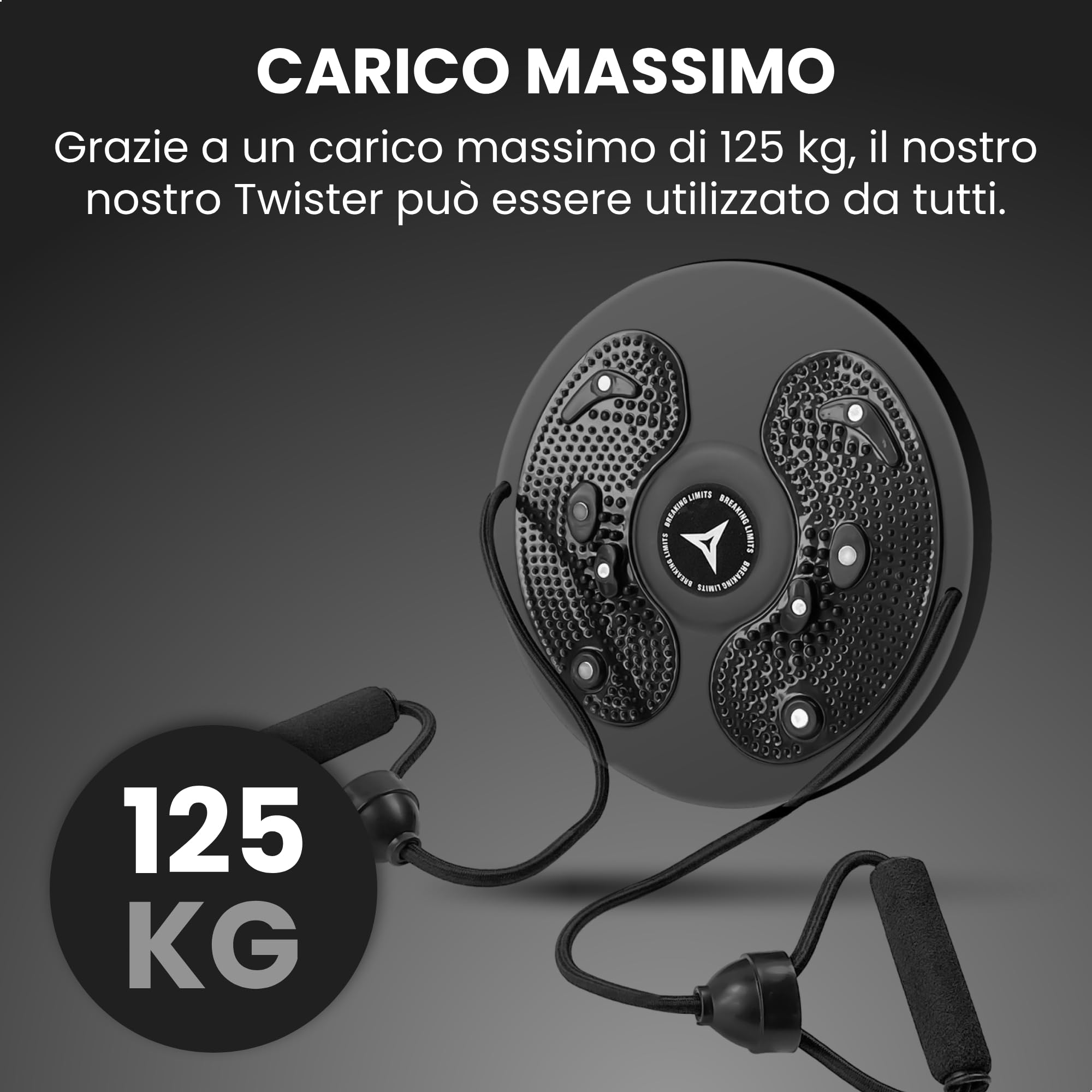 Pedana Rotante Dimagrante Breaking Limits Slimmy - Per Twist Waist, Allenamento Fianchi E Addominali - Foto 11