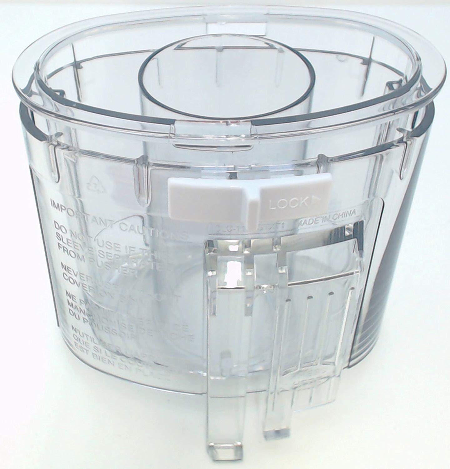 Cuisinart DLC-118BGTXT1 Replacement Pusher & Sleeve Assembly, Large, Gray Fits Models DFP-7BC, DLC-10C, DLC-10S, DLC-10SY, & DLC-10SYP1 Only OEM