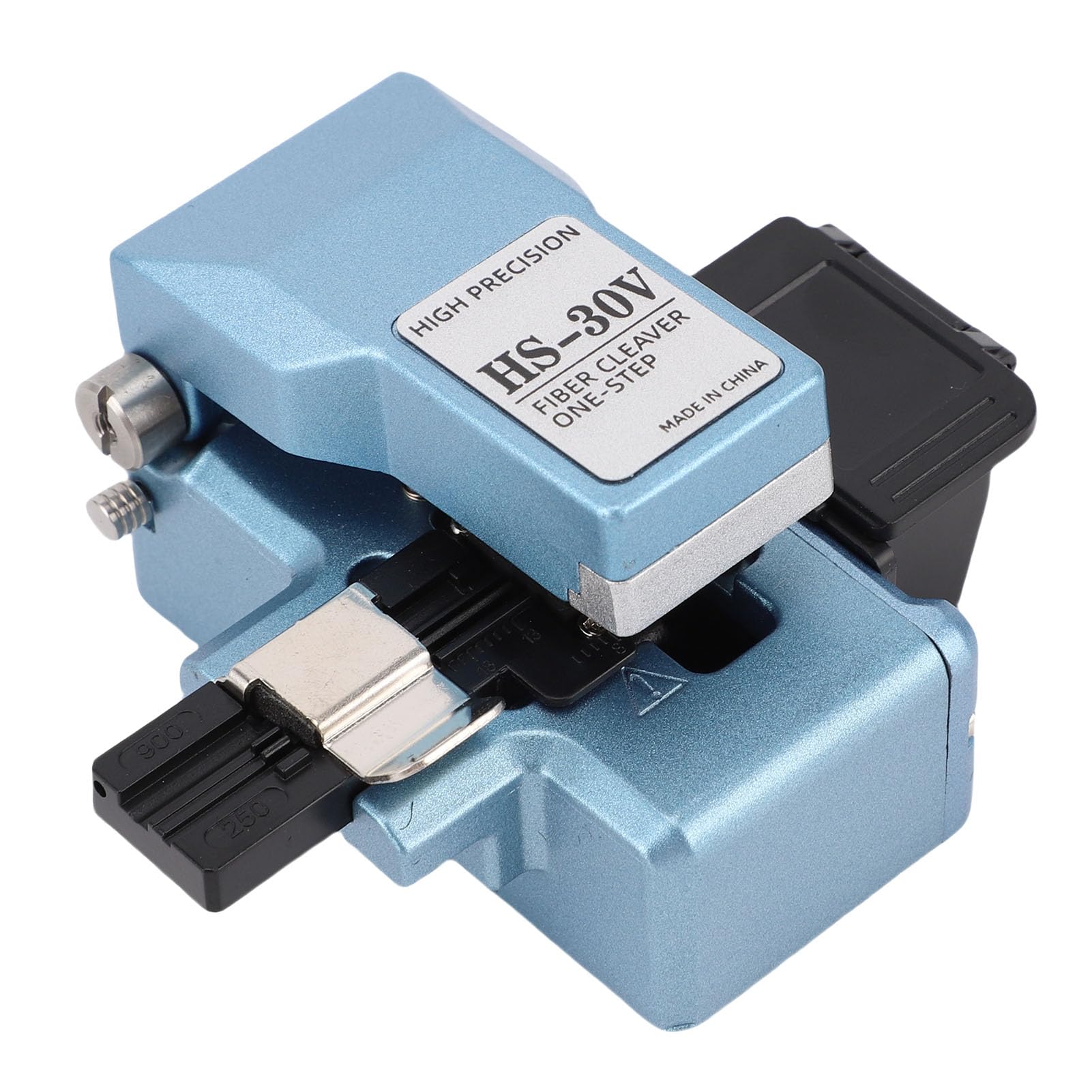 Eujgoov Taglierina per Fibra Ottica HS 30V, Taglierina Ottica di Alta Precisione in un Passaggio con 80000 Tagli per Cavi con Diametro di Rivestimento da 0,25 Mm a 0,9 Mm.
