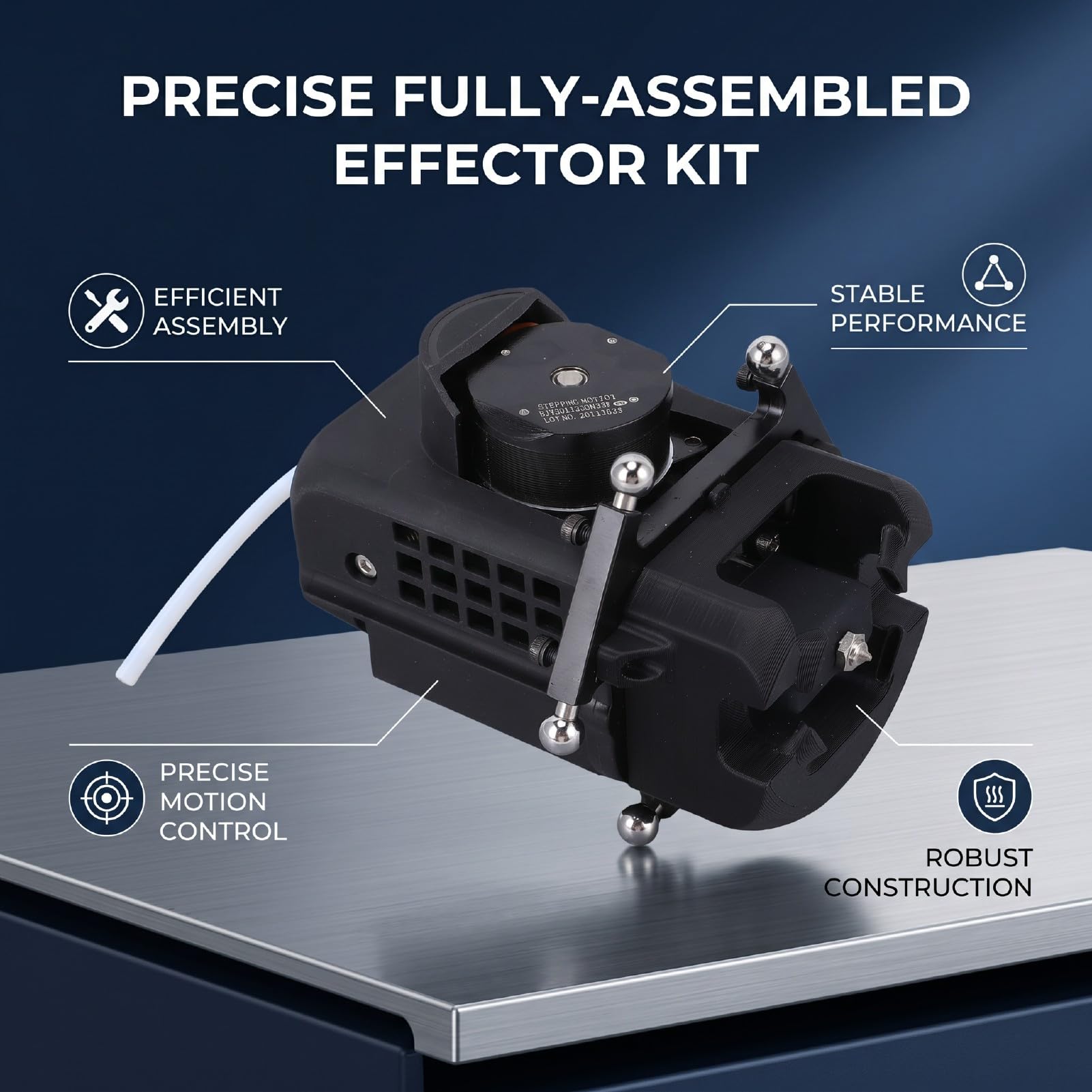 Bewinner Impresora Efector Completamente Ensamblado para T1 PRO T1 Max | Módulo efector ABS y kit hotend, módulo de respuesta integrado, cabezal de impresión de intercambio rápido, control de