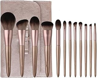 Juego de brochas de maquillaje, cerdas de fib...