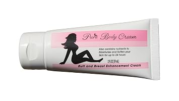 PureBody Cream - Butt and Breast Growth Formula Plus All-Natural Moisturizer for Soft, Silky, Smooth Skin 30 Day Supply