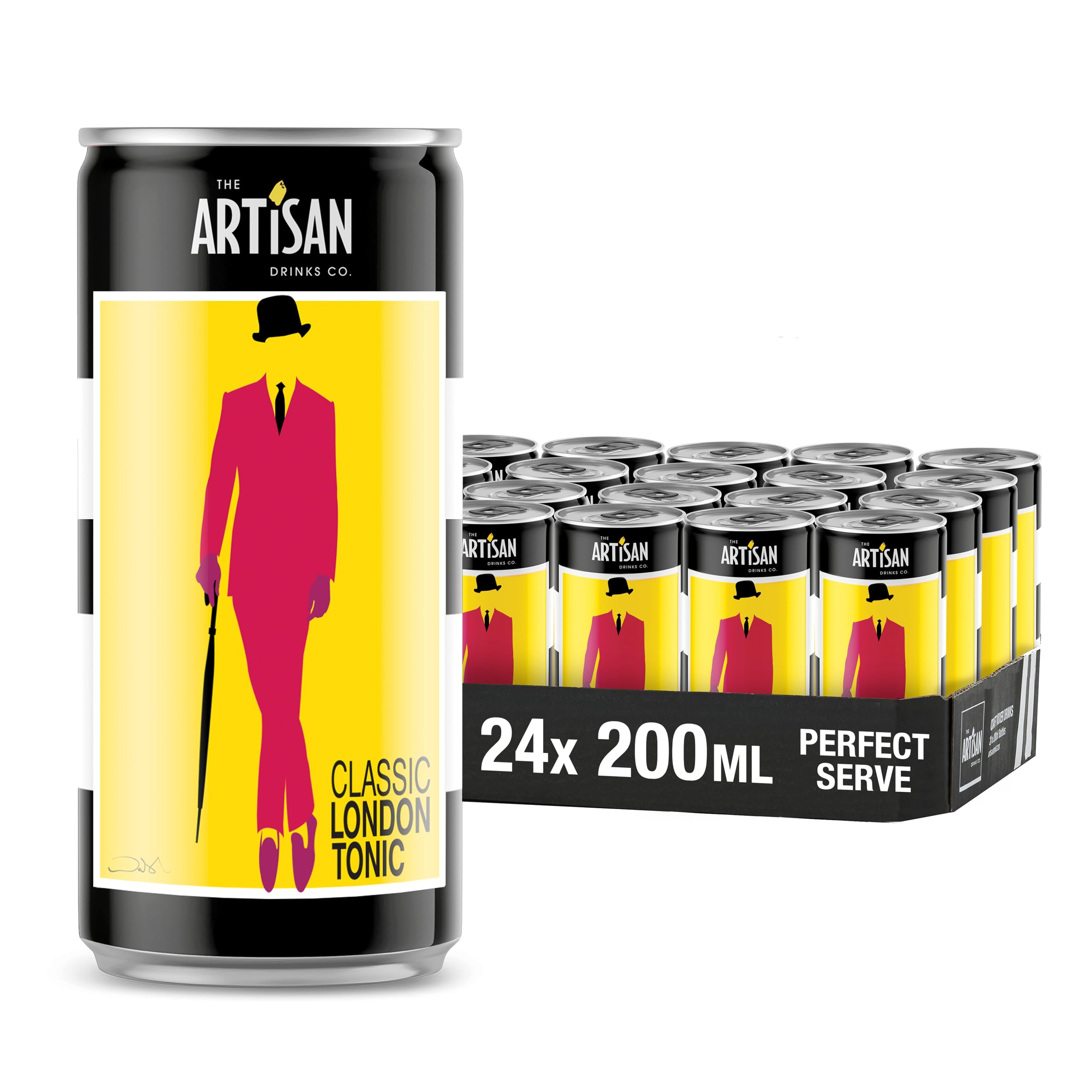 Artisan Classic London Tonic Can, 200ml (Case 24)