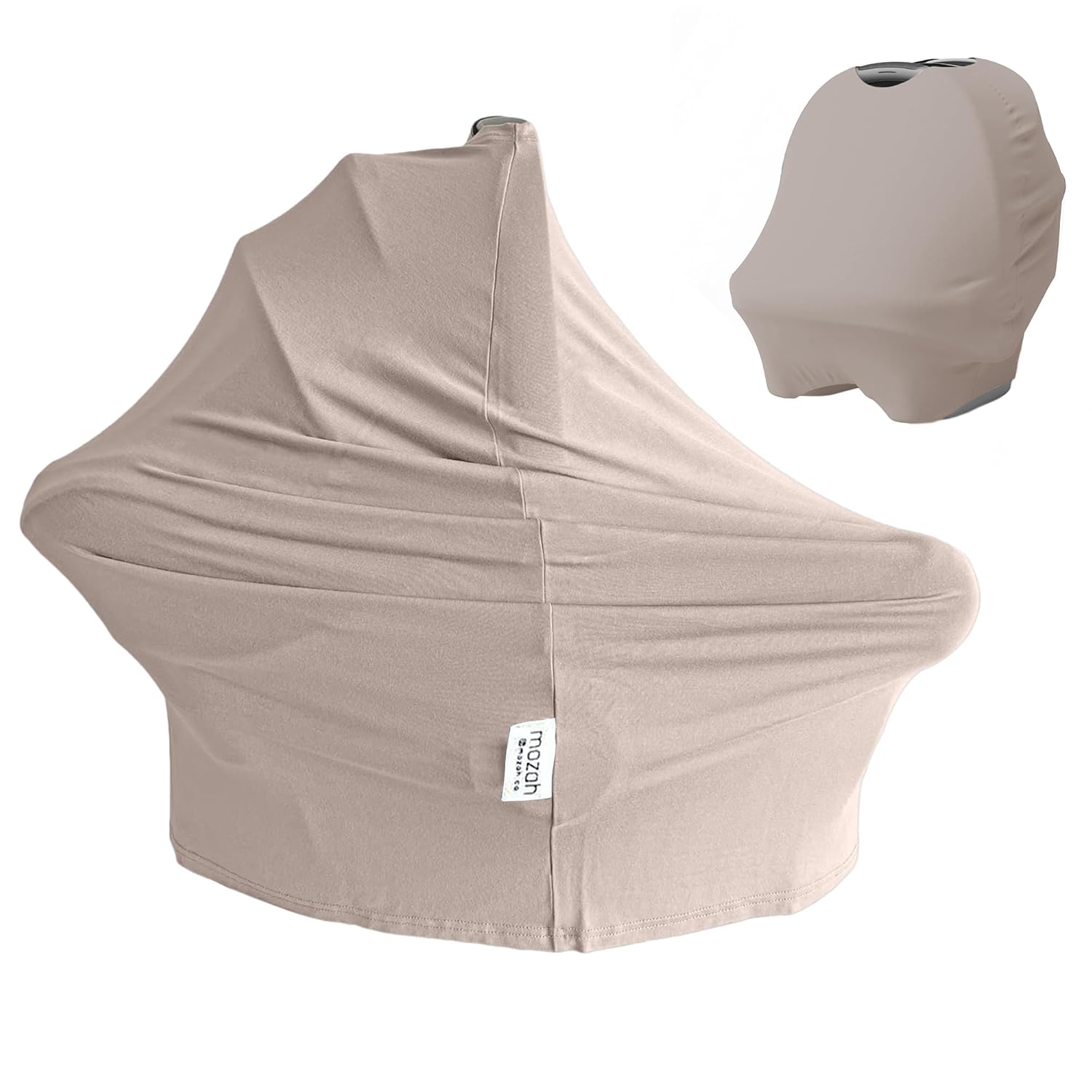 MOZAH Baby Multi-Use Cover: 9-in-1 Car Seat Covers Canopy Cover, Breathable Breastfeeding Cover, Stroller Cover & More, Boys & Girls Shower Gifts (Warm Taupe) MOZAH Baby Multi-Use Cover: 9-in-1 Car Seat Covers Canopy Cover, Breathable Breastfeeding Cover, Stroller Cover & More, Boys & Girls Shower Gifts (Warm Taupe)