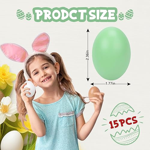 Miniatura 9 de 6 huevos falsos de madera, huevos de Pascua de madera blanca, juego de comida de juego de simulación de cocina, juguetes de cocina para niños,