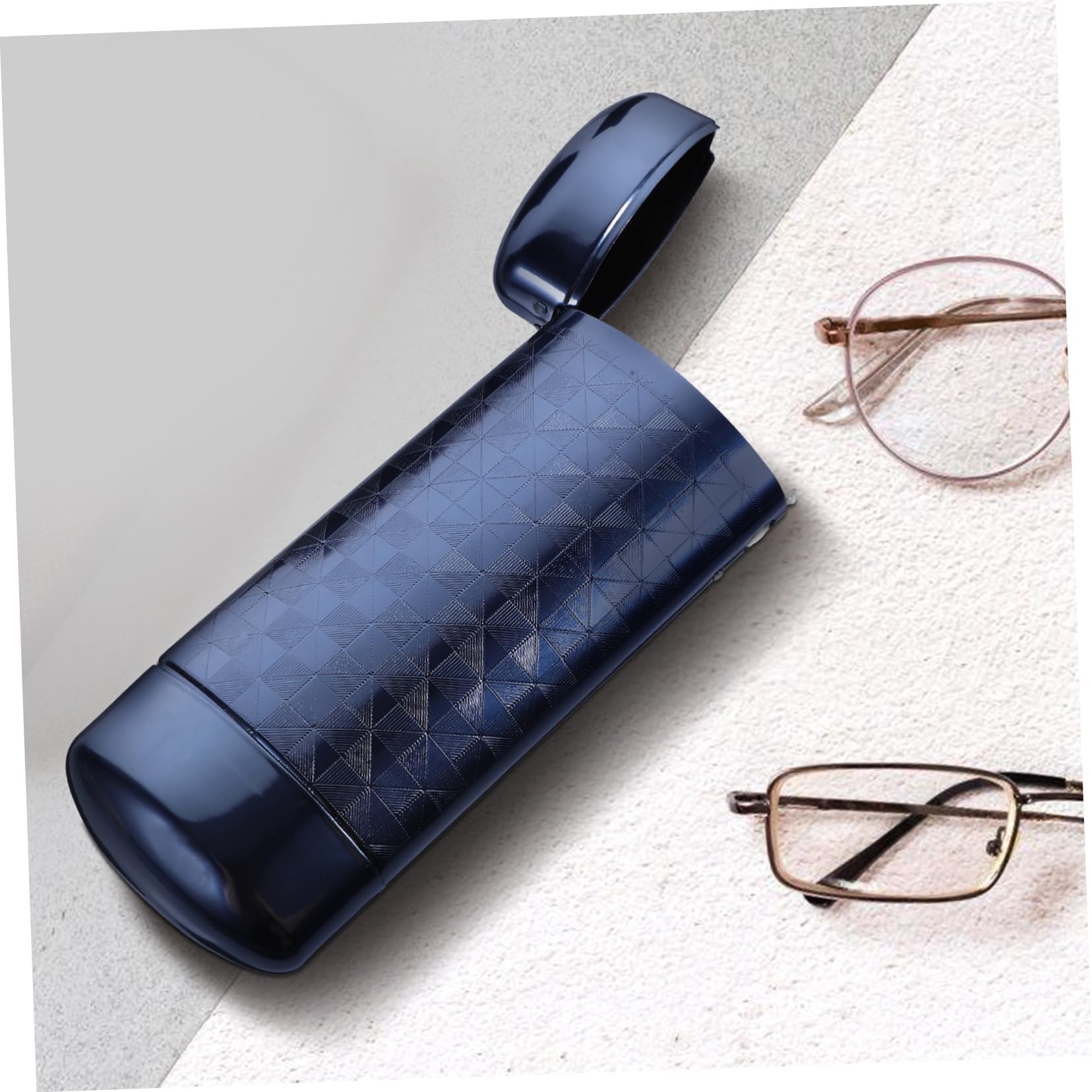 SHERCHPRY Brillenetui Aus Aluminium Brillen Organizer Brillenetui Schmaler Brillenaufbewahrungs Organizer Leichte Tragbare Reise Aufbewahrungsetuis Für Brillen Multifunktionales