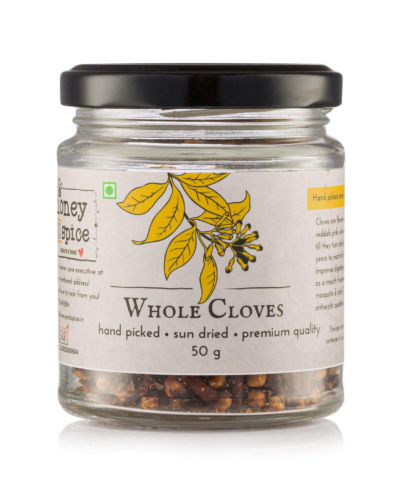 Honey and Spice Whole Cloves Hand Picked Sun Dried Straight from The Plantation 50g (B08GY1Y487) Amazon Price History, Amazon Price Tracker