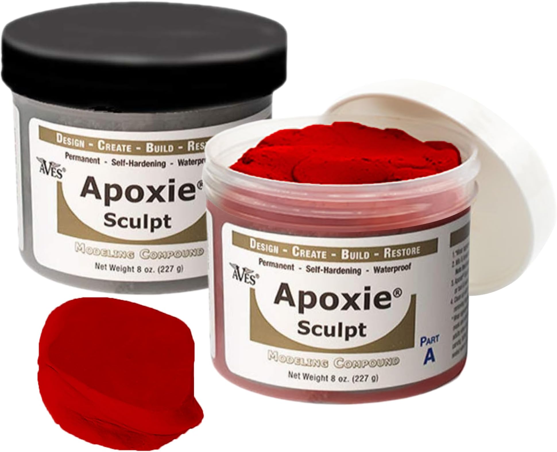 Apoxie Sculpt Modelling Paste 1 LB Red