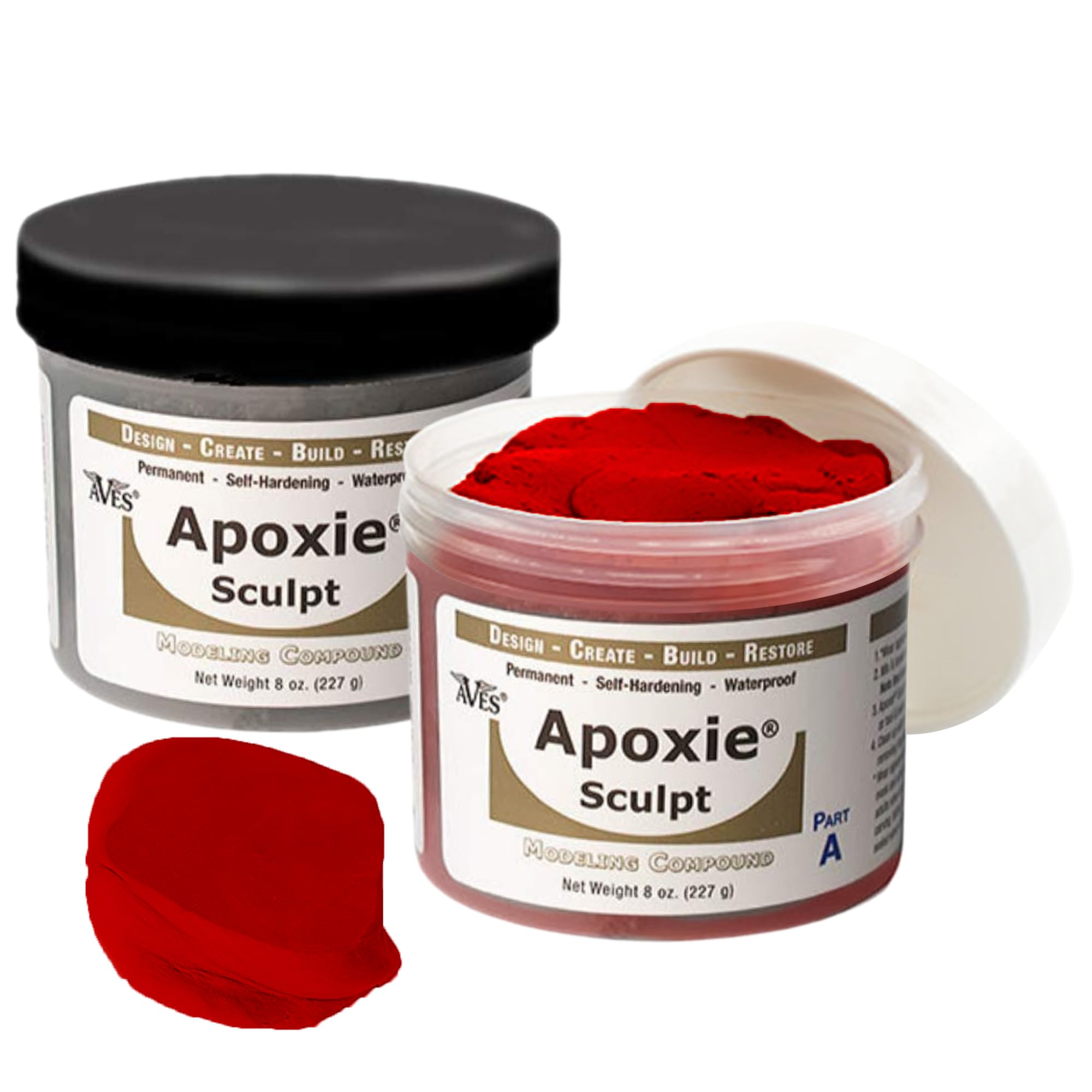 Apoxie Sculpt 1 Libbra (454g) – Colore Arancione – Pasta Sintetica Autoindurente Per Modellismo E Restauro