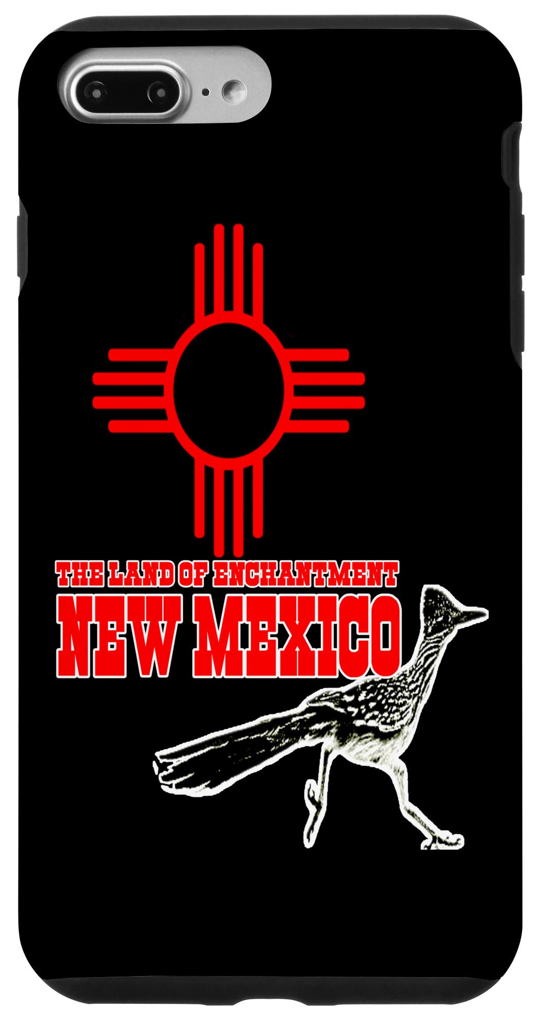 iPhone 7 Plus/8 Plus Land of Enchantment New Mexico Roadrunner Zia Symbol Case