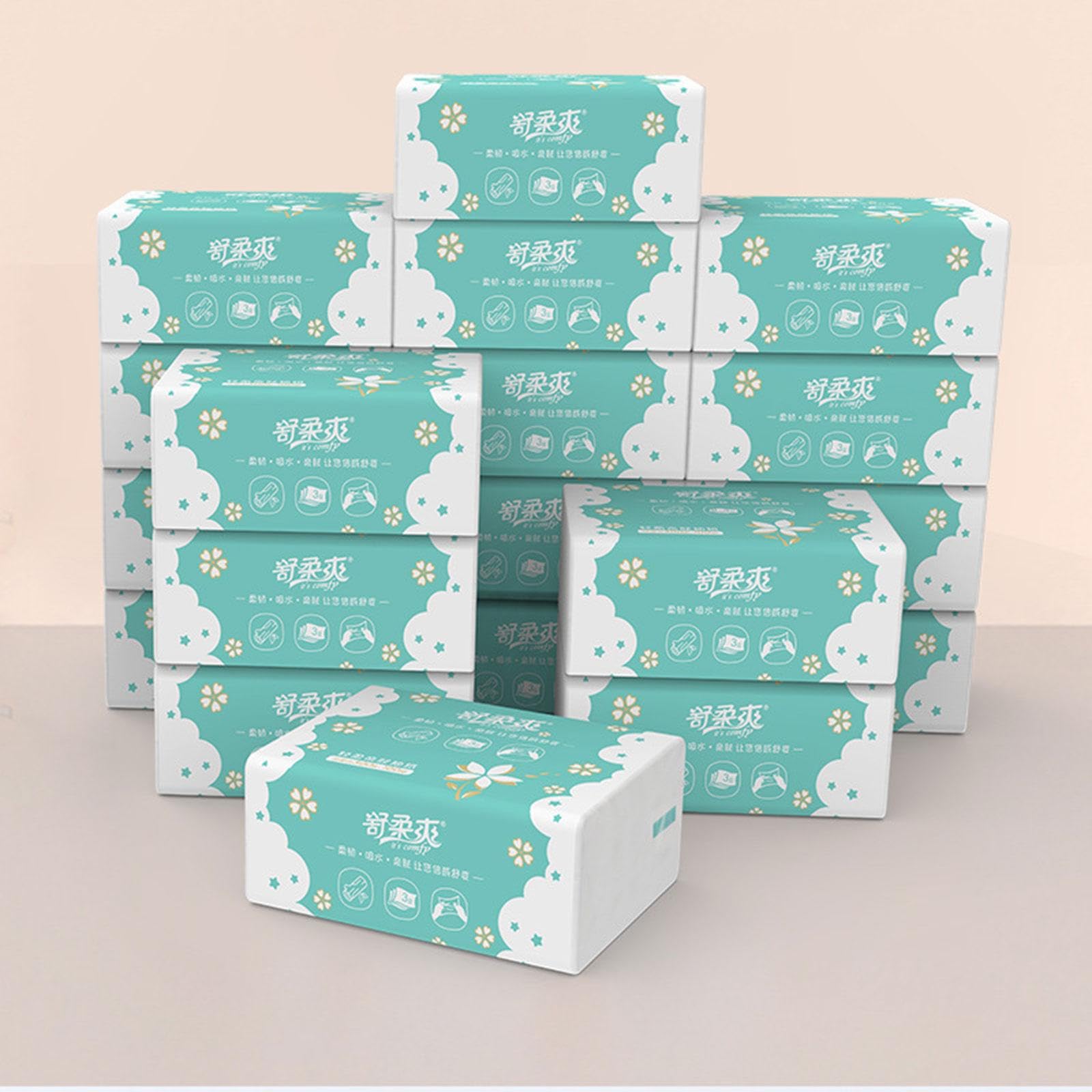 ARTISOUL® 30 Pieces Facial Tissue Packs Family Toilet Paper for Car Restaurant Bedroom | Household Supplies & Cleaning | Paper Products | Facial Tissues 2