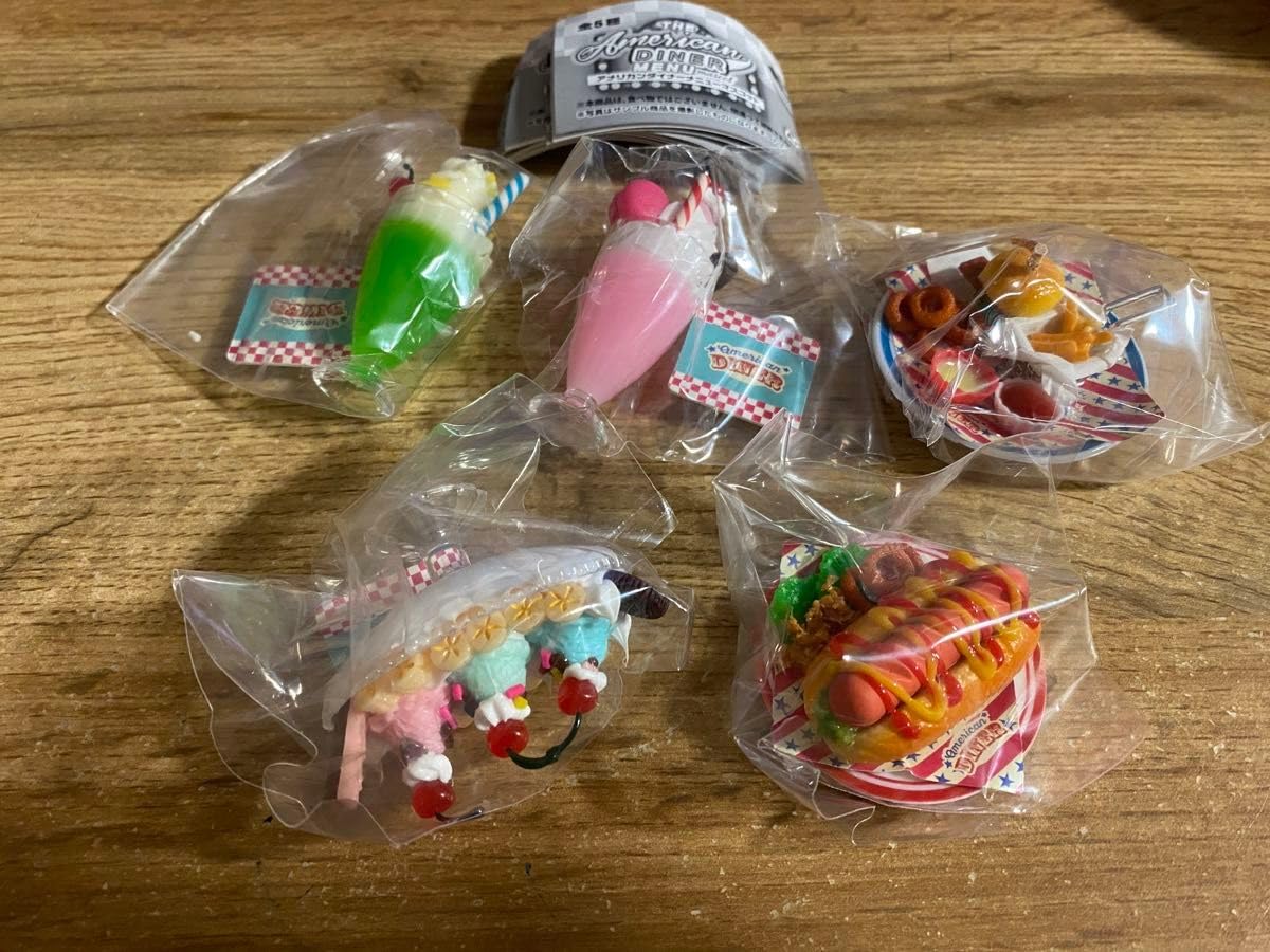 Amazon.co.jp: THE アメリカンダイナーメニューマスコット 全5種