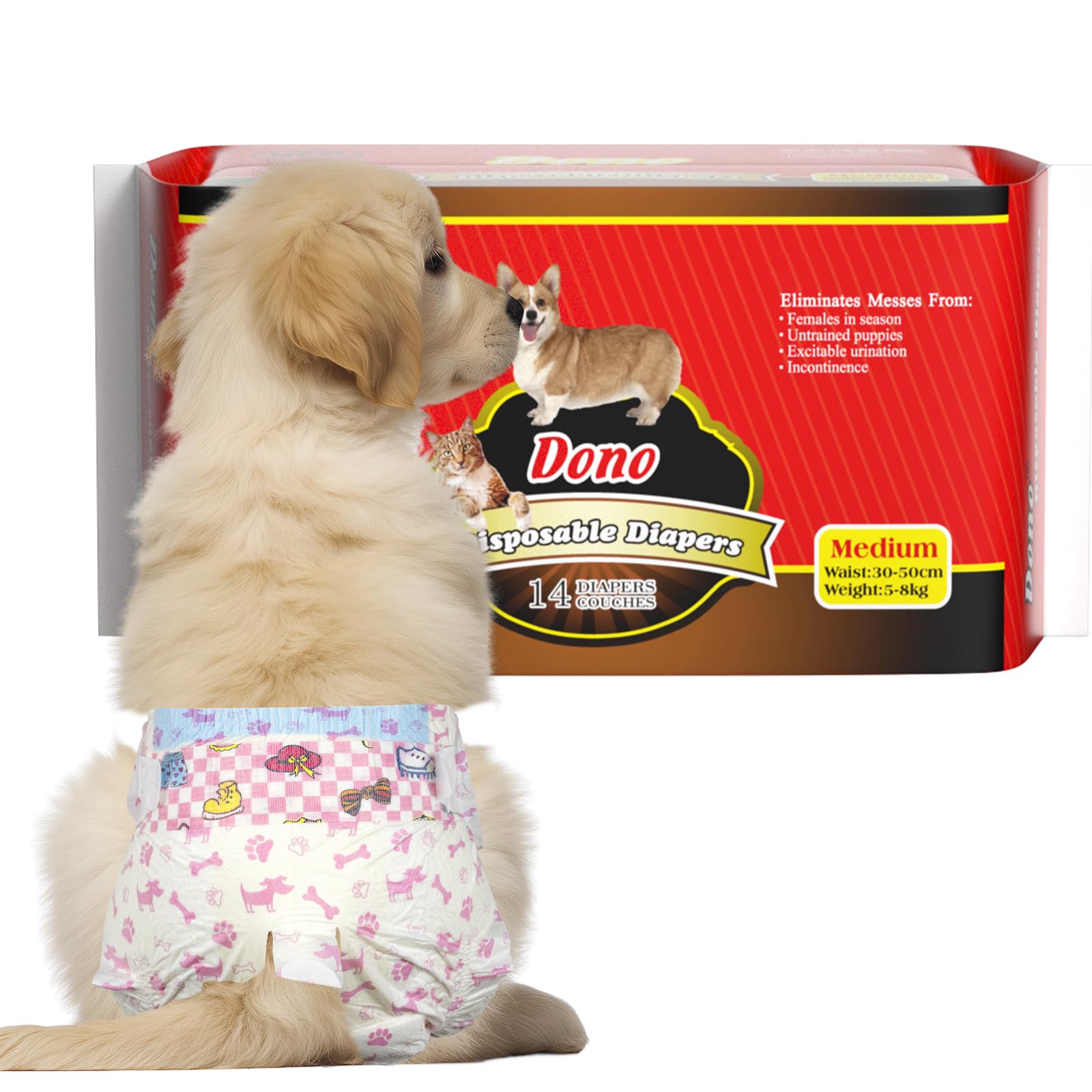 Amazon | Dono 犬オムツ 女の子ための犬おむつ 超吸収マナー