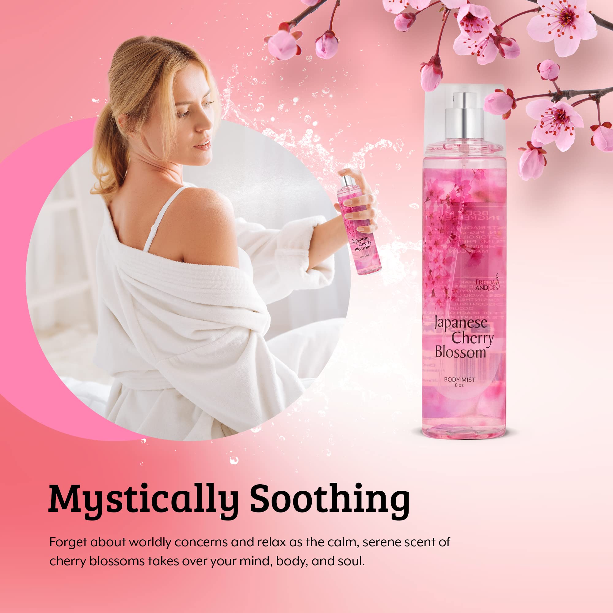 Amazon.com : Freida and Joe Cherry Blossom Body Mist: A Luxurious